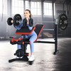 Costway Multi-function Adjustable Olympic Weight Bench W/Preacher Curl Home Gym Training - 2 of 4