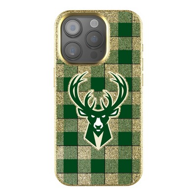 Keyscaper NBA Plaid Bling Cell Phone Case for iPhone 14 Pro