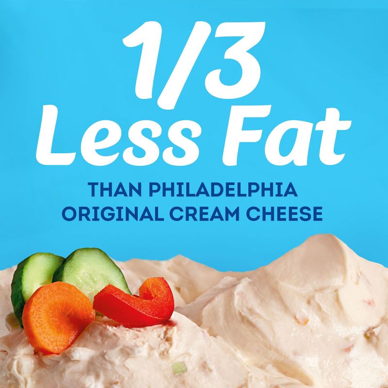 Philadelphia Reduced Fat Garden Vegetable Cream Cheese Spread - 7.5oz, 3 of 10