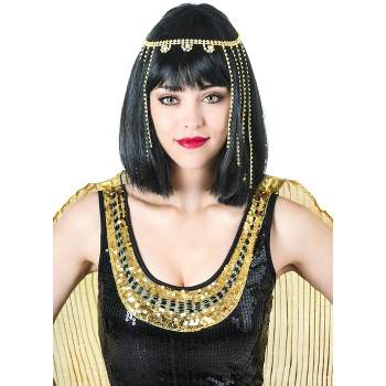 HalloweenCostumes.com  Women Womens Deluxe Cleopatra Wig, Black