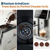 GustoWave Espresso Machine with Milk Frother, Removable Brewer and Grinder, Adjustable Coffee Strength and Volume for Home Use, - 3 of 4