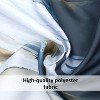 LunaLulinlk Abstract Blue Ombre Fabric Shower Curtain - 3 of 4