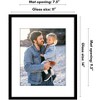 Americanflat Picture Frame with Mat - Modern Design, Shatter-Resistant Glass, Dual Sawtooth Hangers, Ideal for Home and Office Decor - 2 of 4