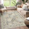 Vintage Distressed Rug, Machine Washable, Non-Slip, Non-Shedding, Foldable Low Pile Carpet for Indoor and Outdoor Use. - 3 of 4