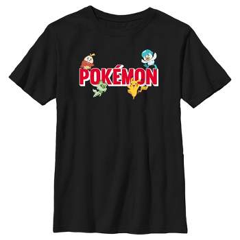 Boy's Pokemon Logo Characters T-Shirt