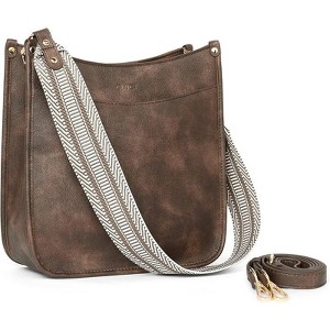 Generic Crossbody Bags For Women Trendy Fashion Shoulder Bag Vegan Leather Purse For Ladies with Adjustable Strap - 1 of 4