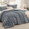 2-3 Pcs Tufted Boho Comforter Set Bed Set GentleSoft Farmhouse Shabby Chic Embroidery Bedding - 2 of 4