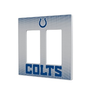 NFL AFC Teams Linen Hidden-Screw Light Switch Plate for Double Rocker - 1 of 4