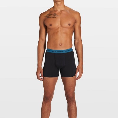 Pair Of Thieves Men's Super Fit Long Leg Boxer Briefs - State Blue