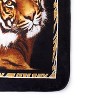 Shavel Hi Pile High Quality Luxurious And Incredibly Soft Warm Snuggly Throw Jumbo 60x80" - Tiger With Border - 2 of 3