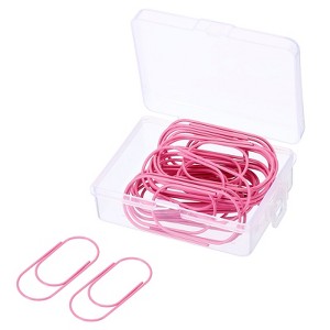 Unique Bargains Large Metal Prevent Tearing Pages Home Office Paper Clip 20 Pcs - 1 of 4