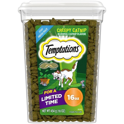 Temptations Creepy Catnip Haunted House Halloween Cat Treats - 16oz - image 1 of 4