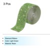 Unique Bargains Self-Adhesive DIY Crafts Decorations Crystal Rhinestone Diamond Ribbon 3 Rolls - 4 of 4
