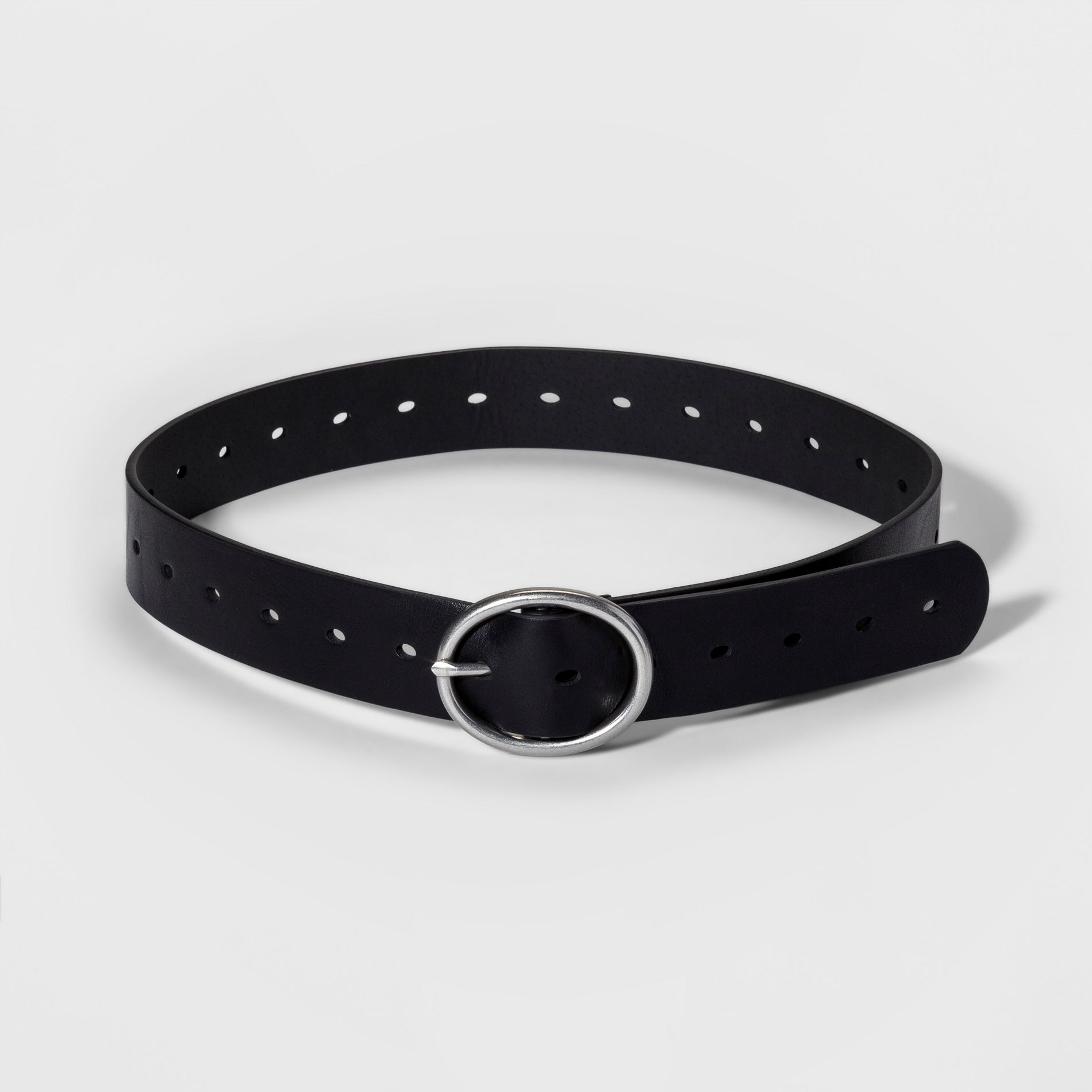 Women's Adjustable Jean Belt with Rounded Design Buckle - Universal Thread™