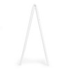 Plasticade 130NSBOXED Signicade Portable Storable Folding Heavy Duty Plastic A-Frame Double-Sided Sidewalk Sign with Locking Hinges, White - 2 of 4
