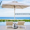 Costway 19'' Patio 35 LBS Round Umbrella Base Stand Holder 1.4''-1.9'' Market Table Outdoor - 4 of 4