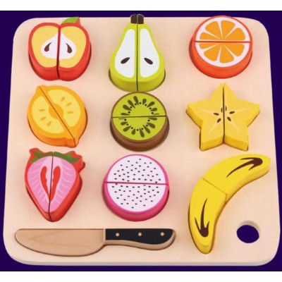 Toysters Chunky Fruit Play-Set Pretend Play Kitchen Toy Playset For Girls & Boys
