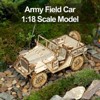 ROBOTIME 3D Wooden Puzzle Army Field Car for Adults- Car Model Kits,Vehicle Building Kits, 7.44"*3.9"*3.5" - 3 of 4