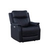 Dual-Power Recliner Chair with Power Footrest & Headrest, Foam Cushion, Easy-Care Fabric - 2 of 4