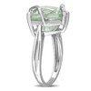 EVERLY JEWELRY | Sterling Silver 5 3/8 CT TGW Green Quartz White Topaz Fashion Ring - 2 of 4