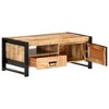 vidaXL Coffee Table 39.4"x19.7"x15.7" Rough Mango Wood - 2 of 4