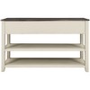 Ridstar 50 in. W Beige Design Console Tables with Two Open Shelve - 2 of 4