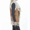 Women's faux-shearling Lined Suede Fringe Vest - Scully - 2 of 3