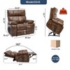 Dual Motor Infinite Position Large Power Lift Recliner Chair with Heat, 8-Point Massage, Hidden Cup Holders, and Medium-Firm Heavy-Duty Design - 2 of 4