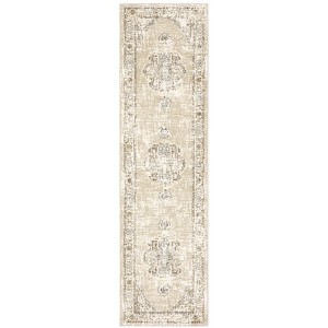 Oriental Weavers Andorra 303D0 Beige/ Ivory Indoor Area Rug - 2'3" x 8' - 1 of 4
