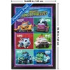 Trends International Mighty Monster Wheelies (2024) - Grid Framed Wall Poster Prints - 3 of 4