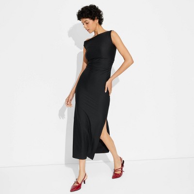 Women's One Shoulder Maxi Slip Dress - Wild Fable™
