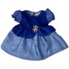 Doll Clothes Superstore Blue Princess Dress Fits 15-16 Inch Cabbage Patch Kid Dolls - 4 of 4