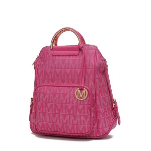 MKF Collection Cora Milan M Signature Trendy Travel Backpack by Mia K - 1 of 4