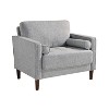 Lifestyle Solutions Giovanni Chair Woven Light Gray - 3 of 4