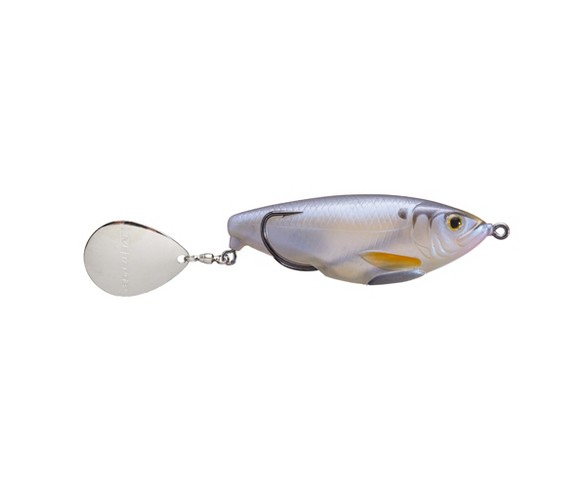 LiveTarget Lures Commotion Shad Hard Bait Lure - Pearl Ghost - 3 1/2" - 5/8 oz