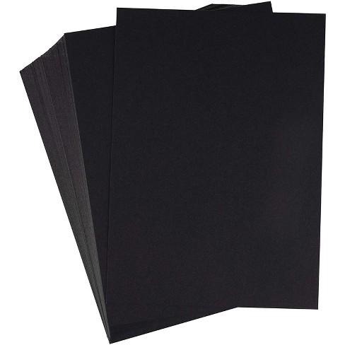 Paper Junkie 150 Sheets 5x7 Cardstock Paper, Black Stationary Paper Card  Stock for Post Cards and Crafts, 5 x 7 In