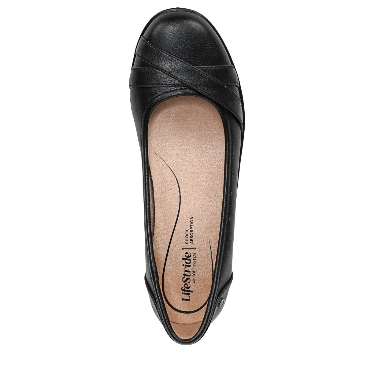 Обувь LifeStride Women's I-Loyal Ballet Flat Black 10 M — фото 7