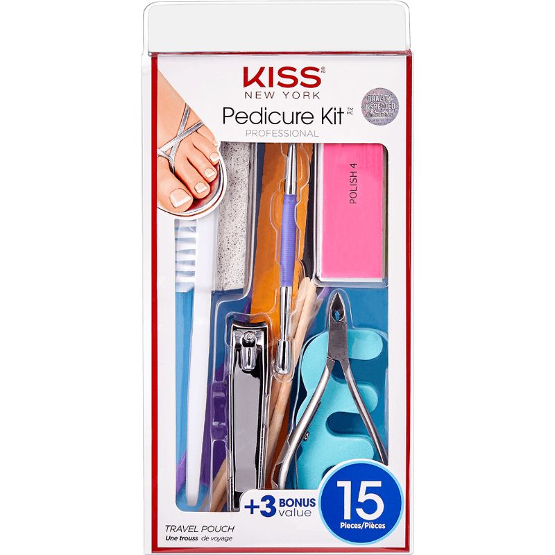 KISS Professional All-in-One Pedicure Kit - 15pc, 3 of 8