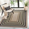 Lahome Rectangle Geometric Frame Machine Washable Outdoor Area Rug-Durable Carpet for Patio, Deck, or Garden - 4 of 4