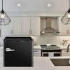 Kismile 1.2 Cu.Ft Upright Freezer, Energy Saving and Low Noise, 3 temperature settings (Black) - 3 of 4