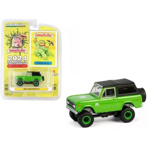 1969 Ford Bronco Green with Black Top "San Diego Comic-Con 2024 Exclusive" 1/64 Diecast Model Car by Greenlight - 1 of 4