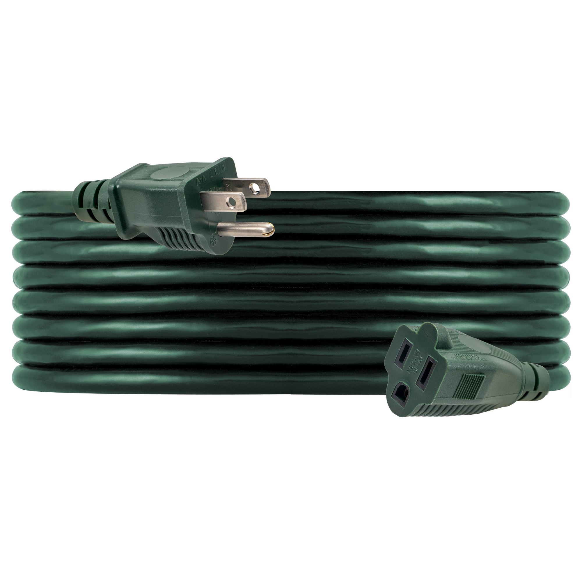 General Electric 1-Outlet Grounded Extension Cord Outdoor 16AWG 20' Green