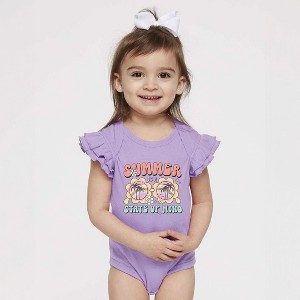 The Juniper Shop Summer State Of Mind Baby Flutter Sleeve Bodysuit - 1 of 1