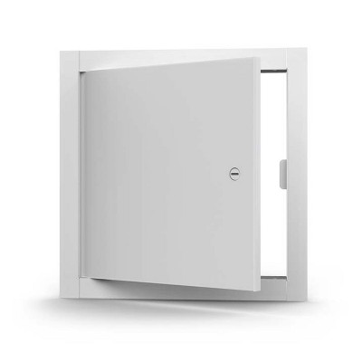 Acudor ED-2002 16 x 16 Inch Universal Flush Mount Access Panel Door Service Hatch with Stainless Steel Cam Latch & Continuous Concealed Hinge, White