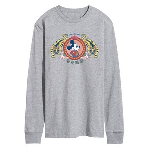 Men's - Disney - Happy New Year Mickey Long Sleeve Graphic T-Shirt - 1 of 4