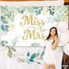 KatchOn, Green Miss to Mrs Banner - XtraLarge, 72x44 Inch | Green and Gold Bridal Shower Decorations, Bachelorette Party Decorations - 4 of 4