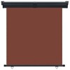 VidaXL Balcony Side Awning 65"x98.4" Brown - 2 of 4