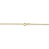 Black Bow Jewelry 1.1mm, 10k Yellow Gold, Singapore Chain Necklace - image 4 of 4