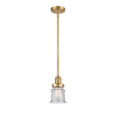 Canton - 1 Light Stem Hung Mini Pendant In Industrial Style-8.5 Inches Tall and 5.25 Inches Wide