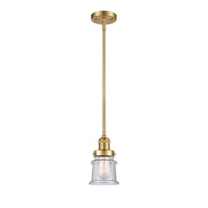 Canton - 1 Light Stem Hung Mini Pendant In Industrial Style-8.5 Inches Tall and 5.25 Inches Wide - 1 of 1